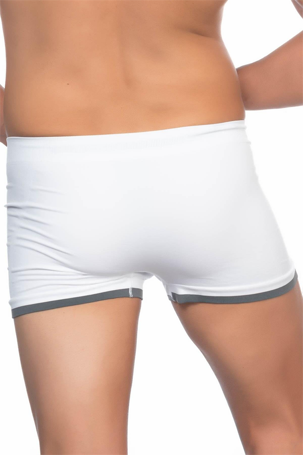 Arias Closet Beyaz MI Emay 2104 Soft Erkek Boxer