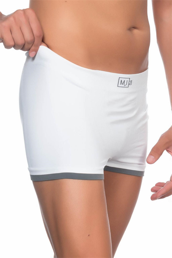 Arias Closet Beyaz MI Emay 2104 Soft Erkek Boxer
