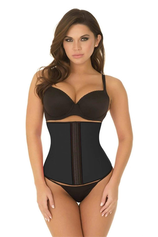 Arias Closet Siyah MI 9161 Terletici Agraflı Bel Korse