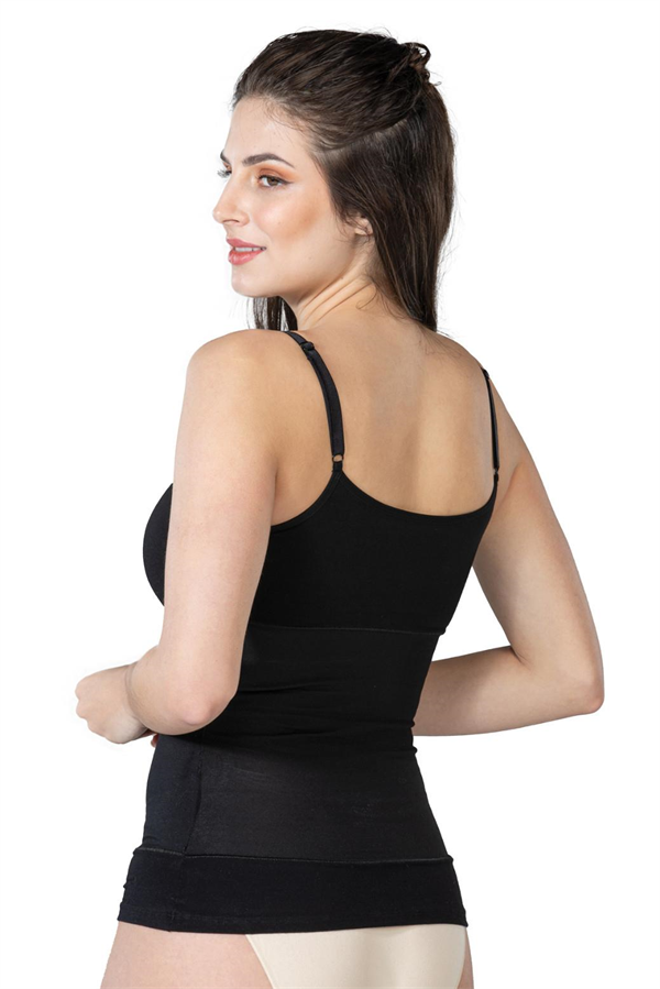 Arias Closet Siyah MI Emay 1402 Modal Cotton Emzirme Atlet Korse