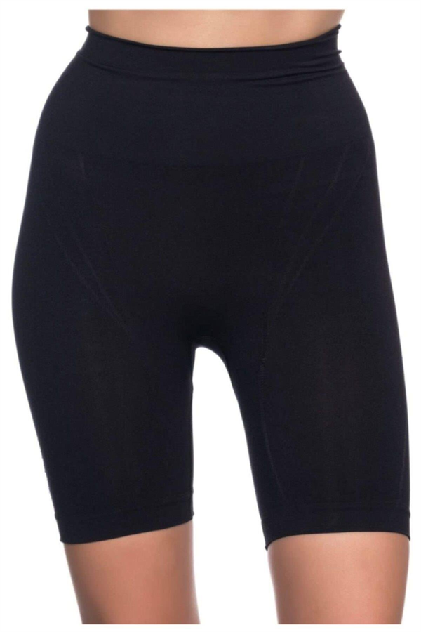 Siyah Düşük Bel Double Pantalon Korse