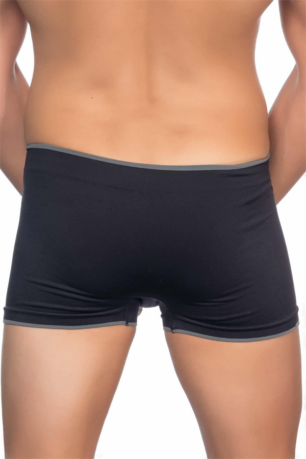 Arias Closet Siyah MI Emay 2103 Soft Erkek Boxer