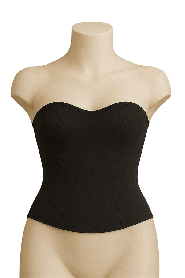 Arias Closet Siyah MI Emay 9155 Terletici Korse Büstiyer