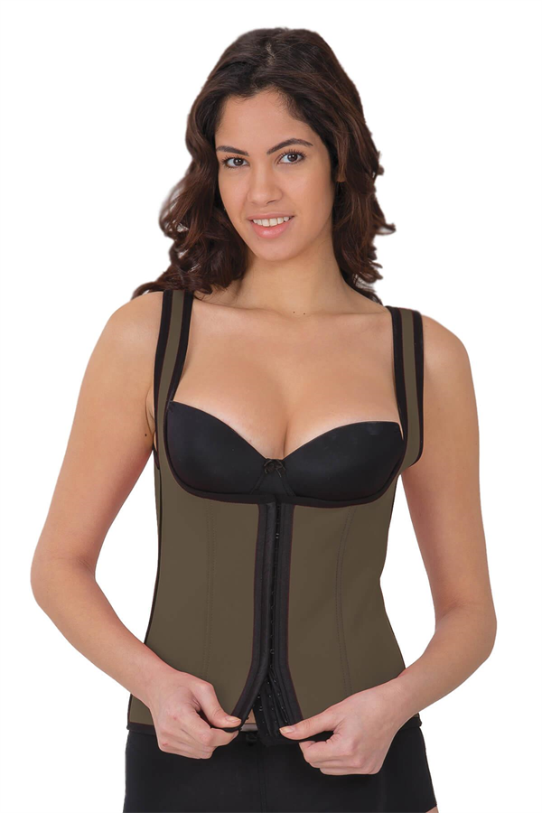 Arias Closet Ten MI 9173 Terletici Agraflı Göğsü Açık Atlet Korse