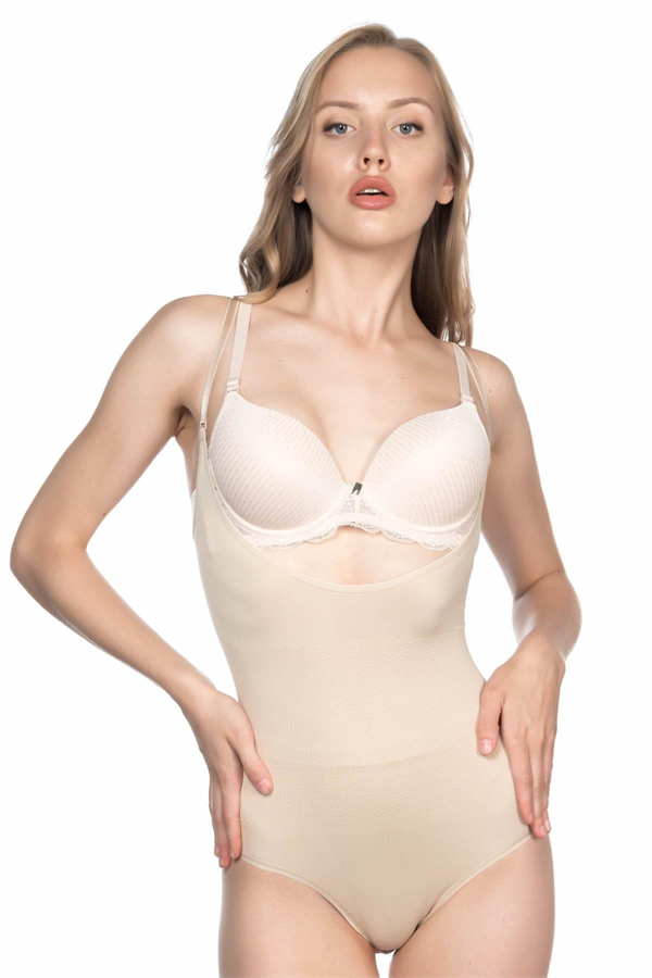 Ten Göğsü Açık Body Korse