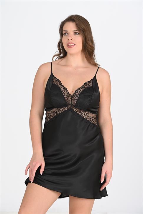 Aria's Closet Large Size 2 Black Morning Set Bigsize