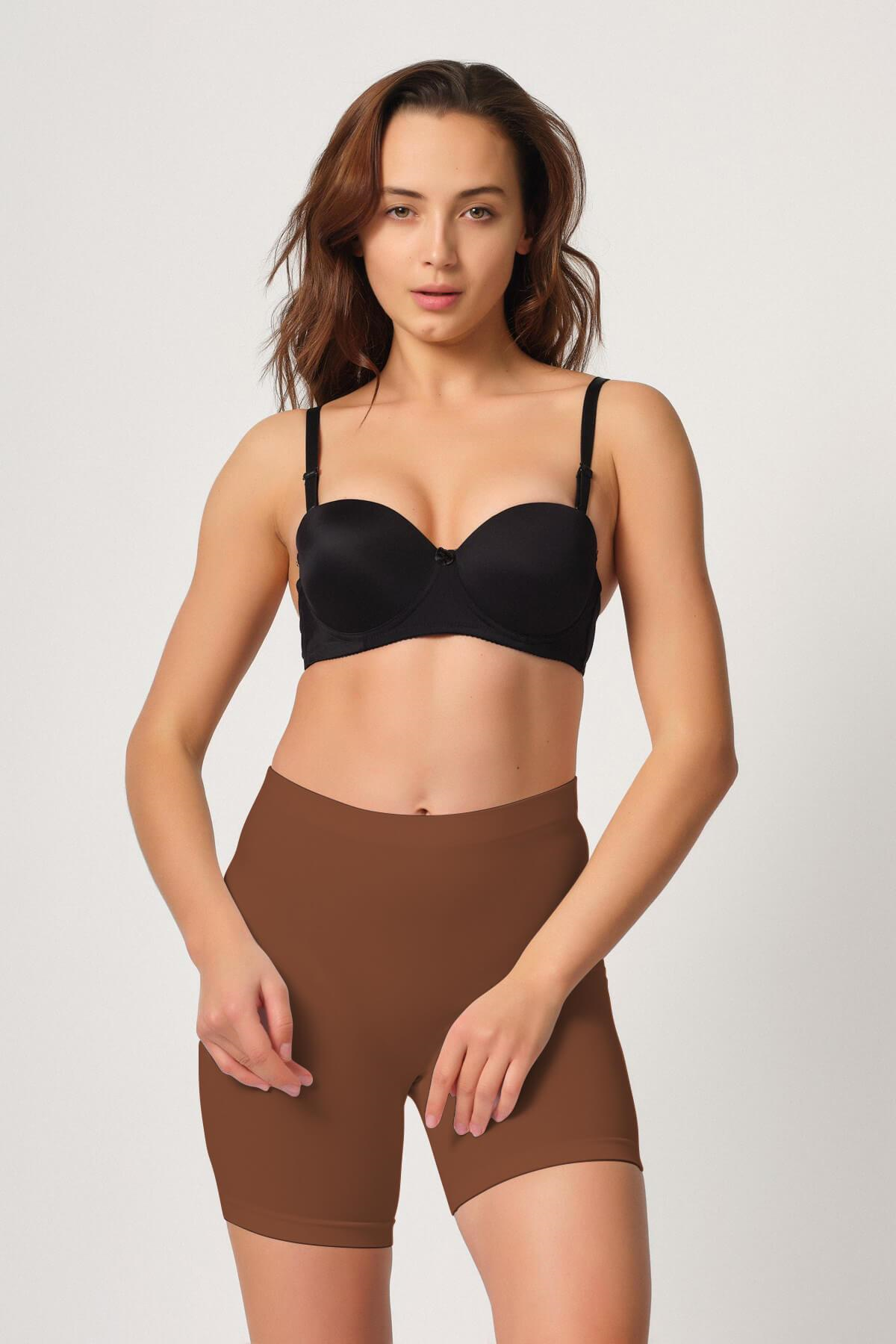 KAHVE MI Emay 3003 Soft Paçalı Boxer