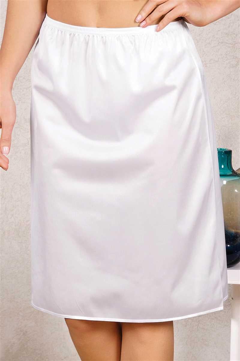 Kadın Polyamid Kumaşlı Diz Altı Uzun Etek Altı Jüpon (0616)