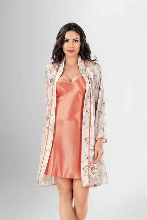 Aria's Closet 2 li Short Morning Set Patterned 1962