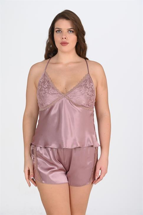 Aria's Closet Large Size Mink Shorts Set