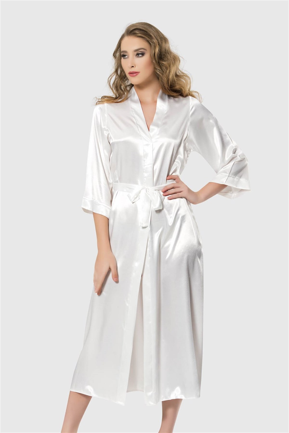 Aria's Closet Ekru Long Satin Pornstar