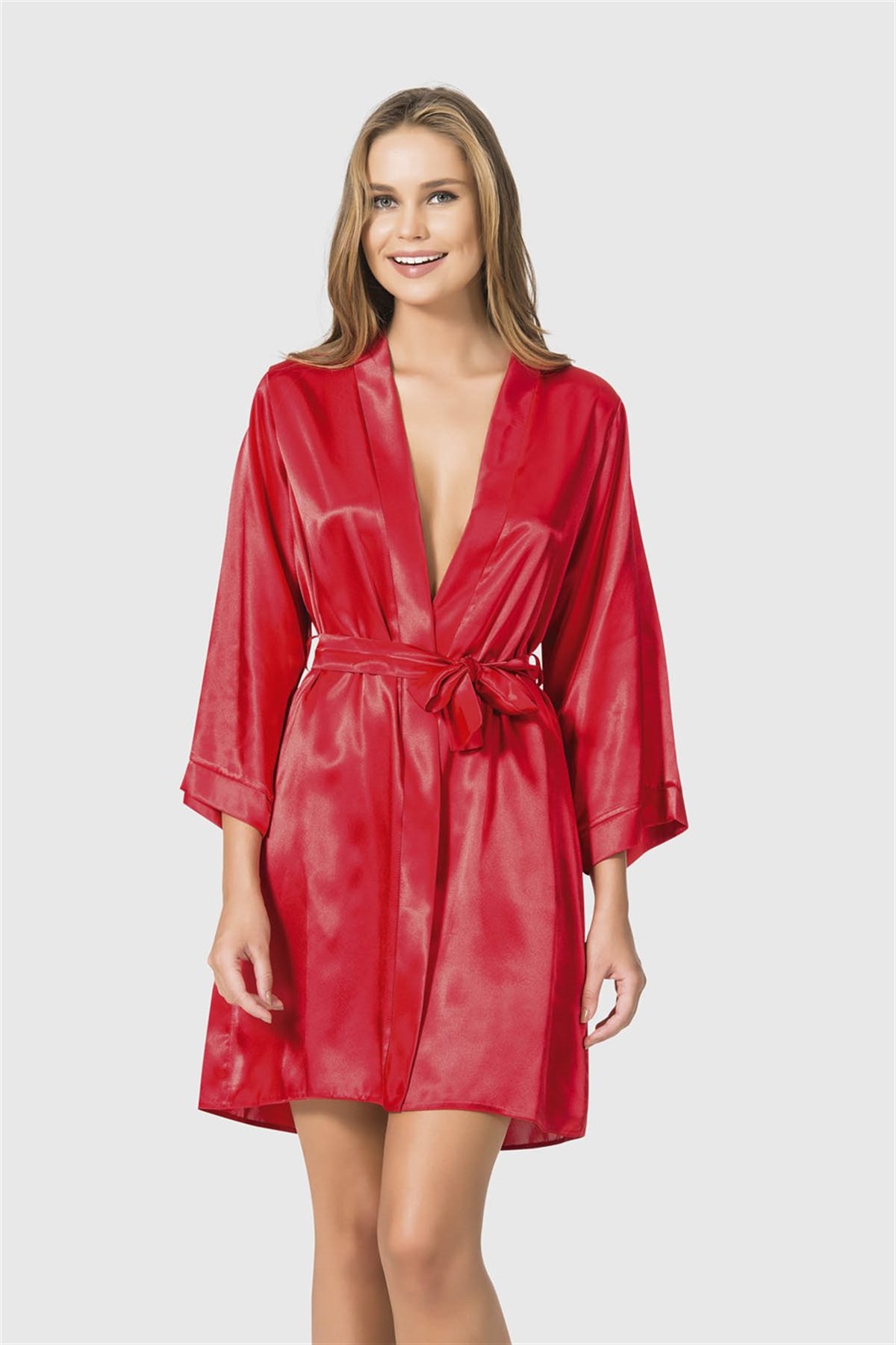 Aria's Closet Red Short Satin Pornstar