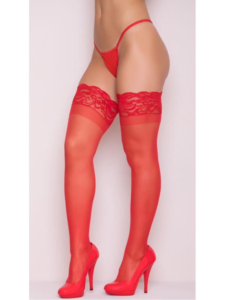 Aria's Closet Dantelli Silikonlu Jartiyer Çorabı