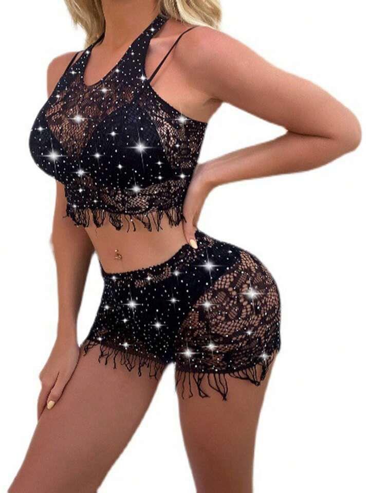 Aria's Closet Custom Design Black Stone Fancy Body Chauff