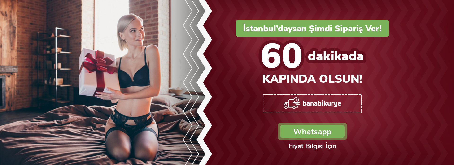 60 dakikada kapında