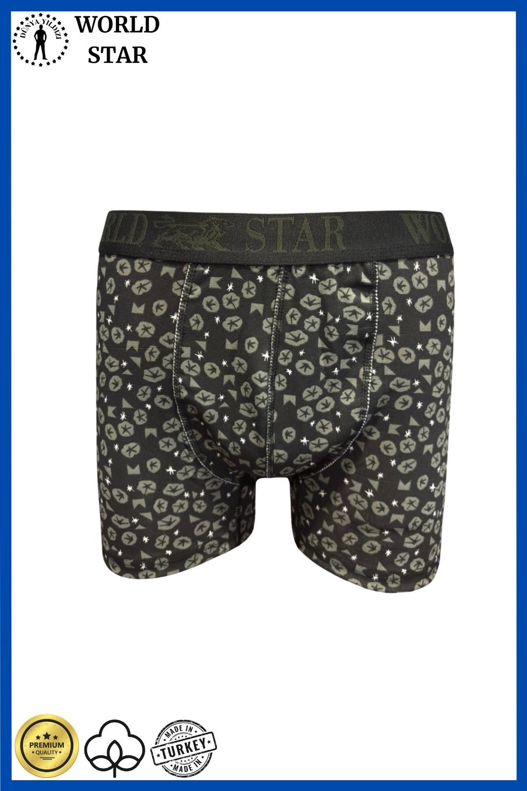 Aria's Closet Likralı Pamuklu Renkli Erkek Boxer