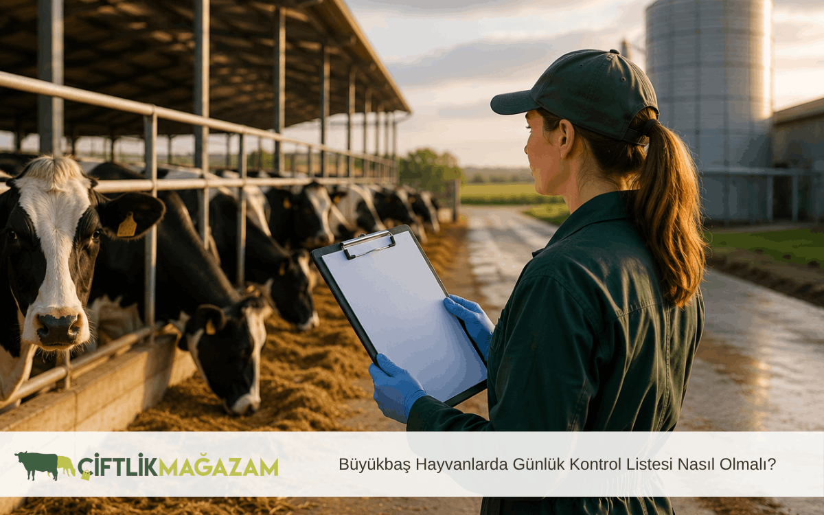 büyükbaş hayvanlarda günlük kontrol listesi nasıl olmalı