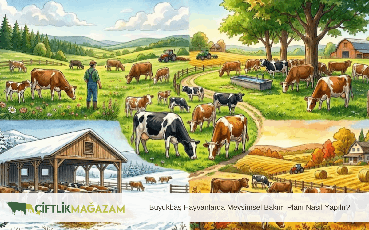 büyükbaş hayvanlarda mevsimsel bakım planı nasıl yapılır