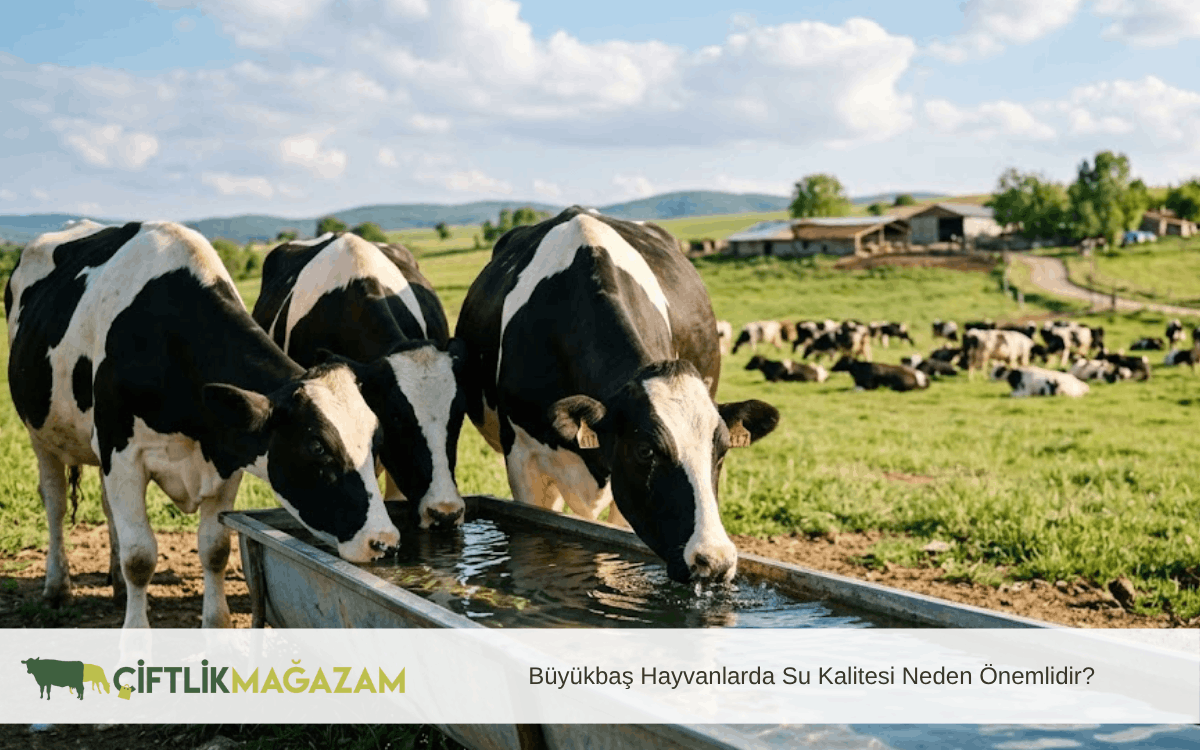 büyükbaş hayvanlarda su kalitesi neden önemlidir