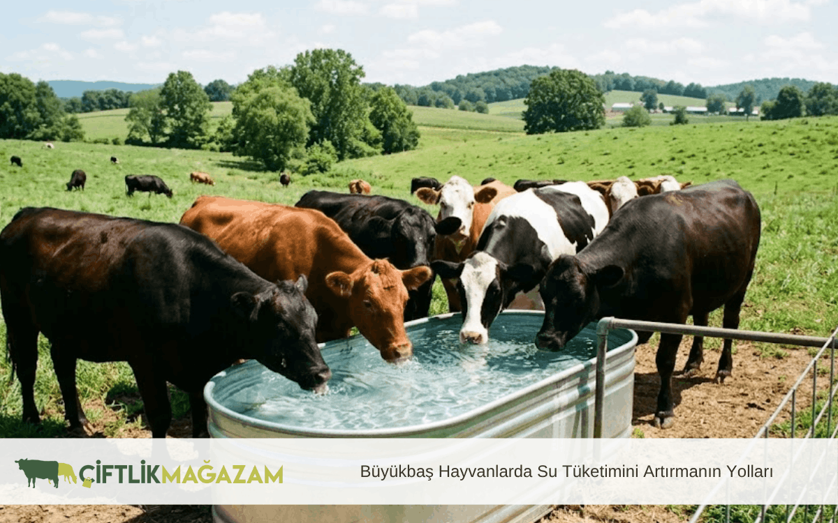 büyükbaş hayvanlarda su tüketimini artırmanın yolları