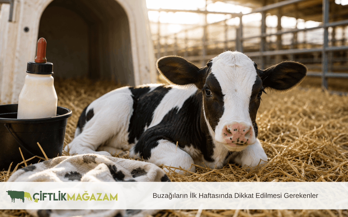 buzağıların ilk haftasında dikkat edilmesi gerekenler