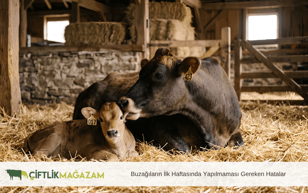 buzağıların ilk haftasında yapılmaması gereken hatalar