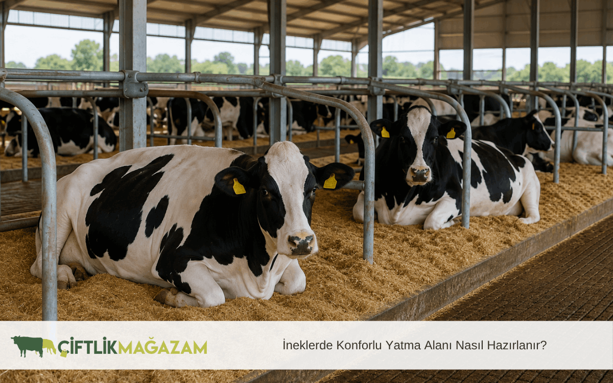 ineklerde konforlu yatma alanı nasıl hazırlanır