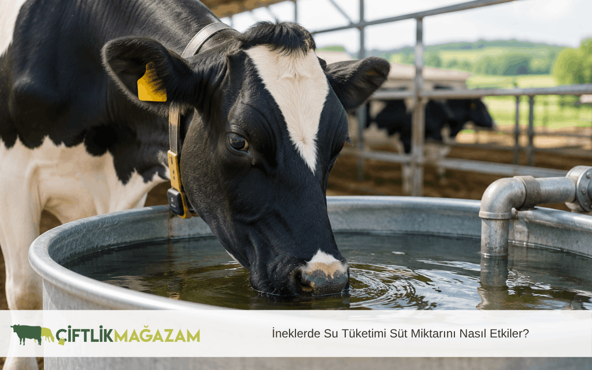 ineklerde su tüketimi süt miktarını nasıl etkiler