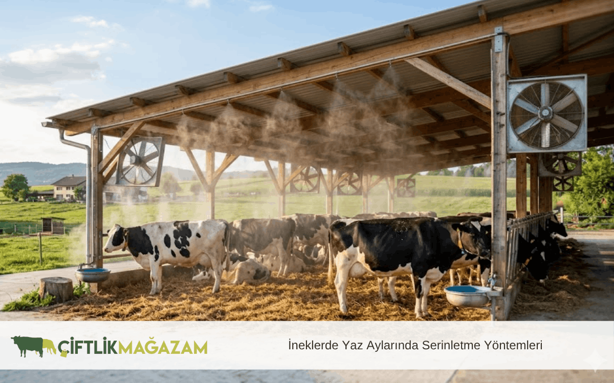 ineklerde yaz aylarında serinletme yöntemleri