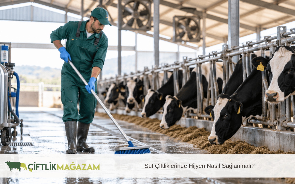 süt çiftliklerinde hijyen nasıl sağlanmalı