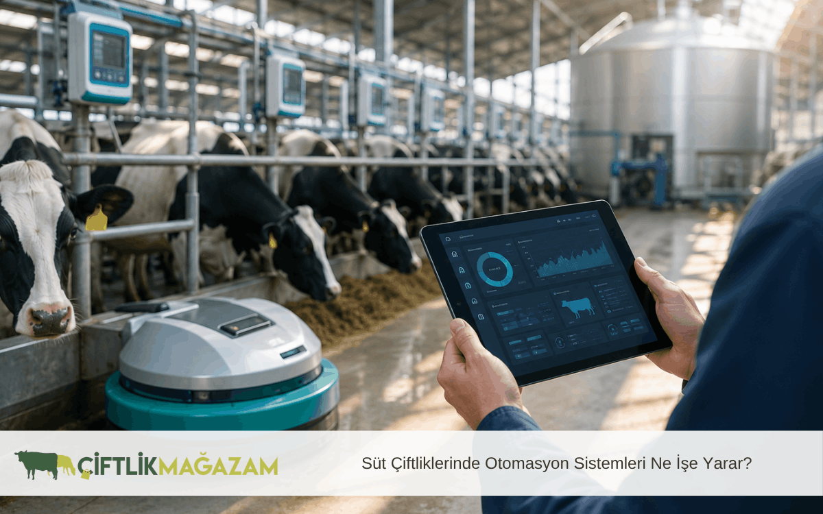 süt çiftliklerinde otomasyon sistemleri ne işe yarar