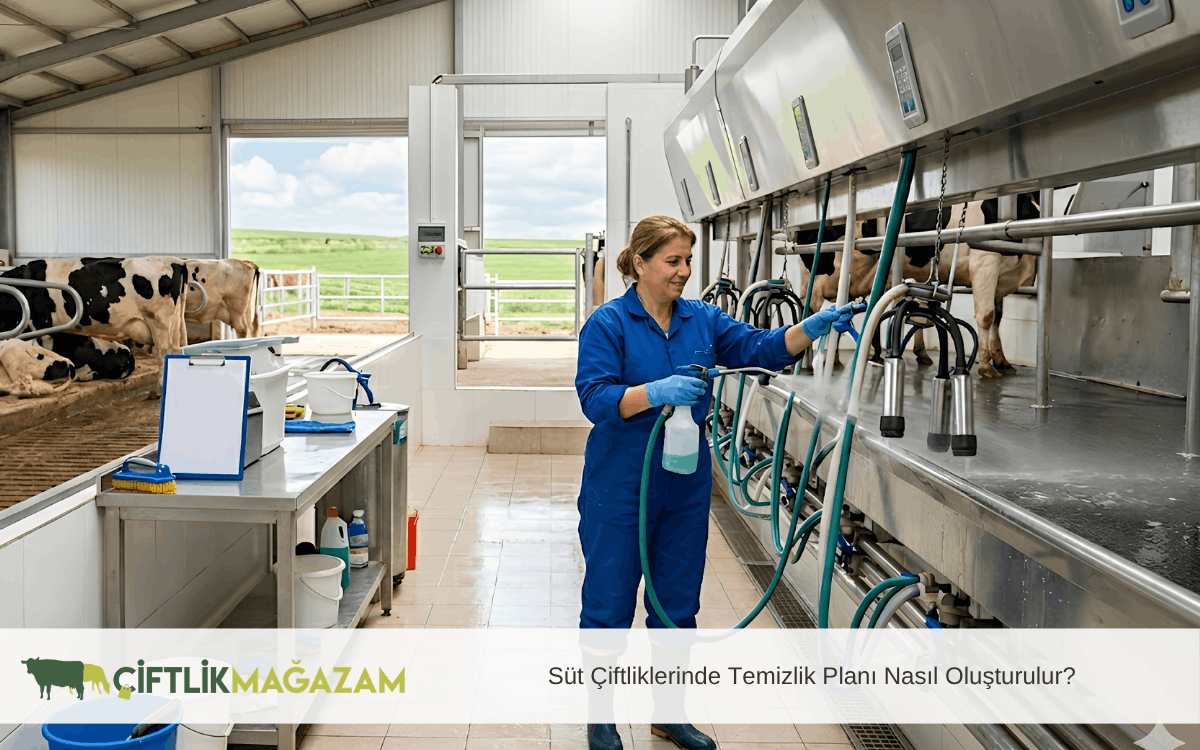 süt çiftliklerinde temizlik planı nasıl oluşturulur