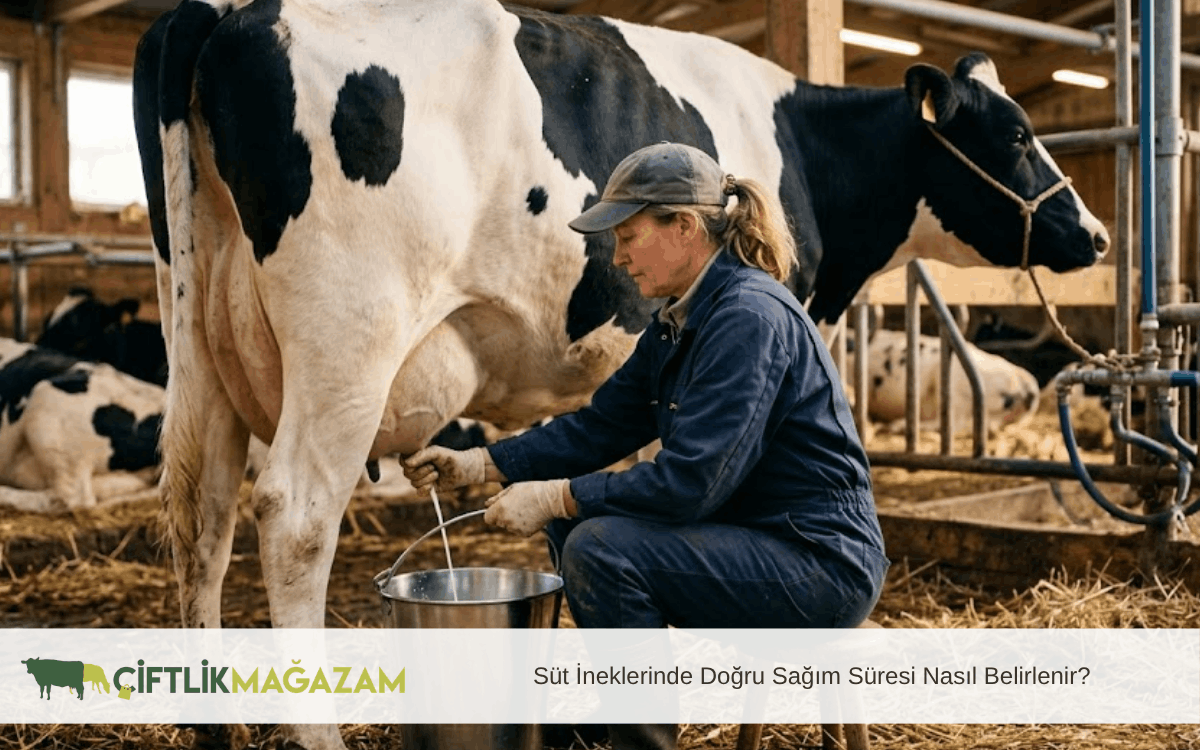 süt ineklerinde doğru sağım süresi nasıl belirlenir