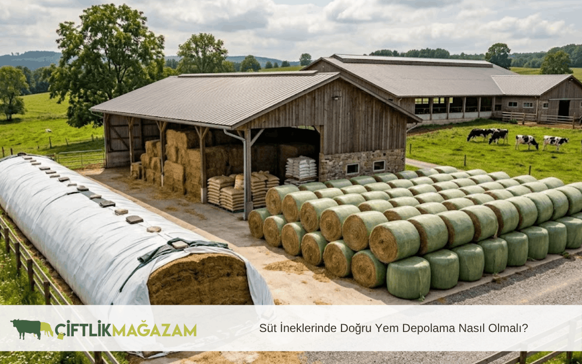 süt ineklerinde doğru yem depolama nasıl olmalı