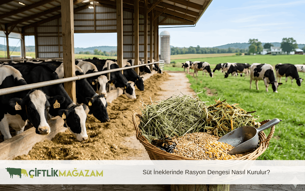 süt ineklerinde rasyon dengesi nasıl kurulur