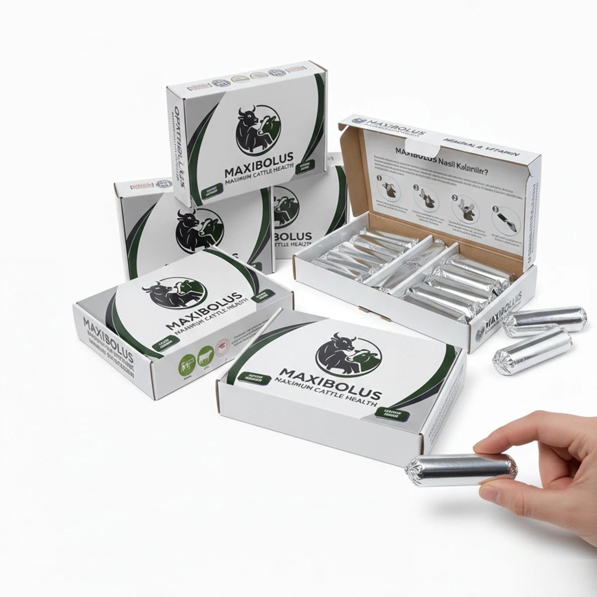 Büyükbaş Hayvanlar İçin Maxi Bolus 110 Gr Vitamin Mineral Topu 12 Adet