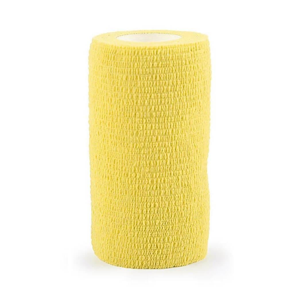 Elastik Kendinden Yapışkanlı Coban Renkli Bandaj 10 cm x 4,5 mt Sarı