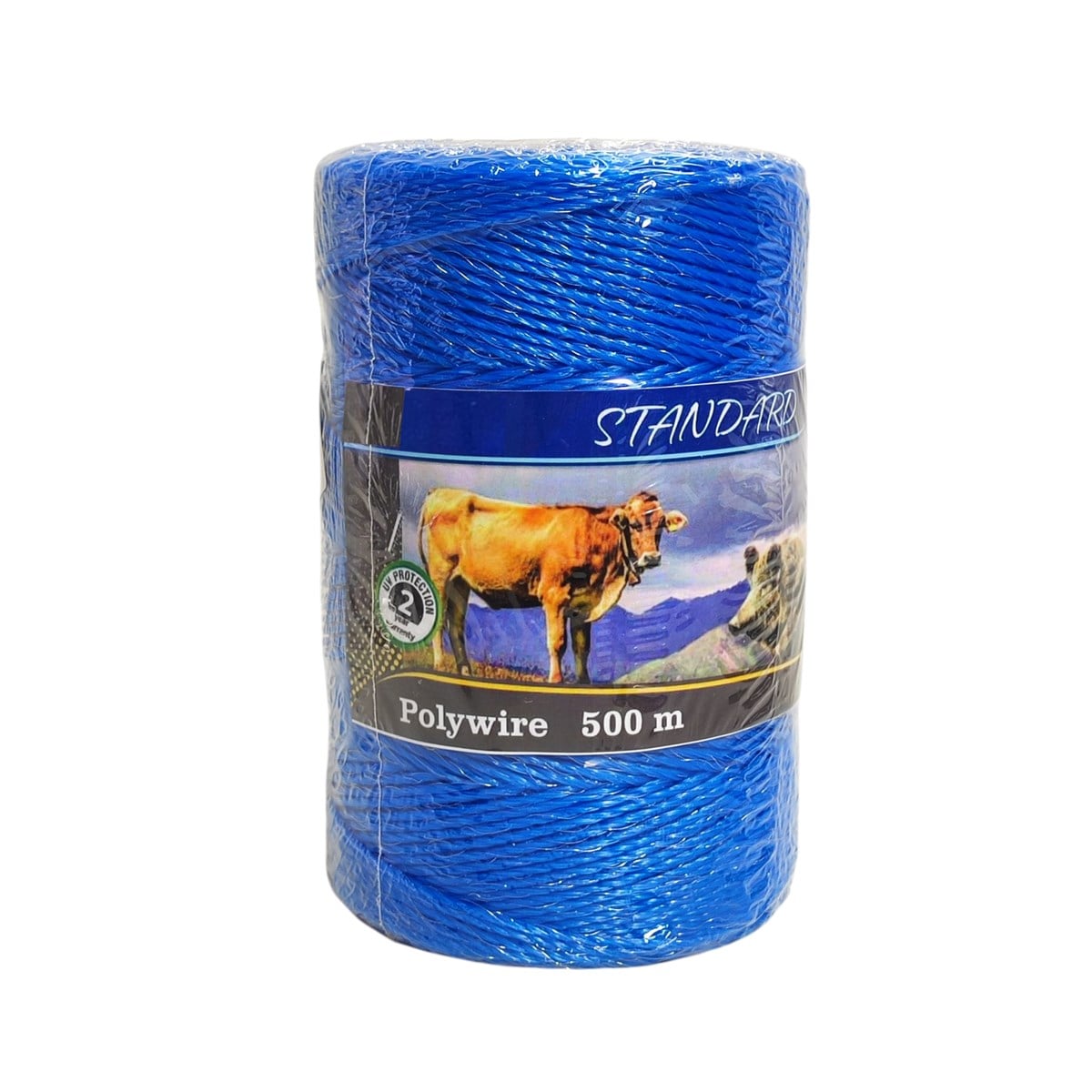 Misinalı Elektrikli Çit Teli 500 m Kalın Mavi