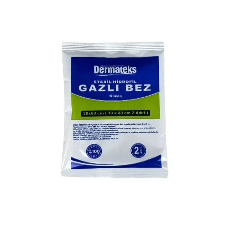 Steril Gazlı Bez Spanç Tekli 30 cm x 80 cm