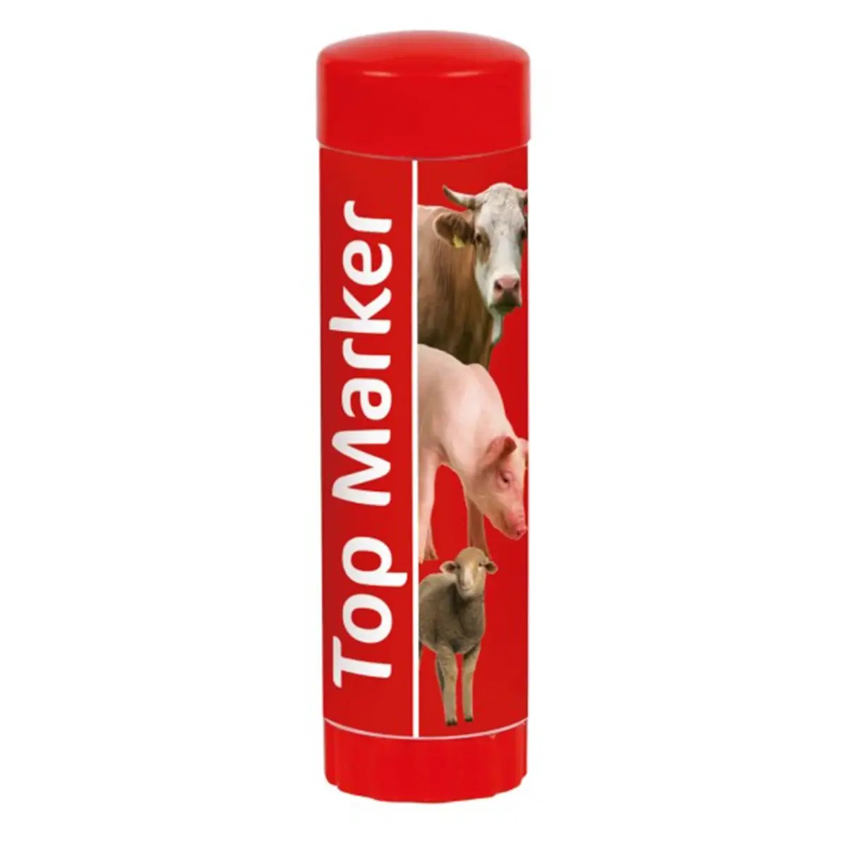 Top Marker Hayvan İşaretleme Kalemi Kırmızı