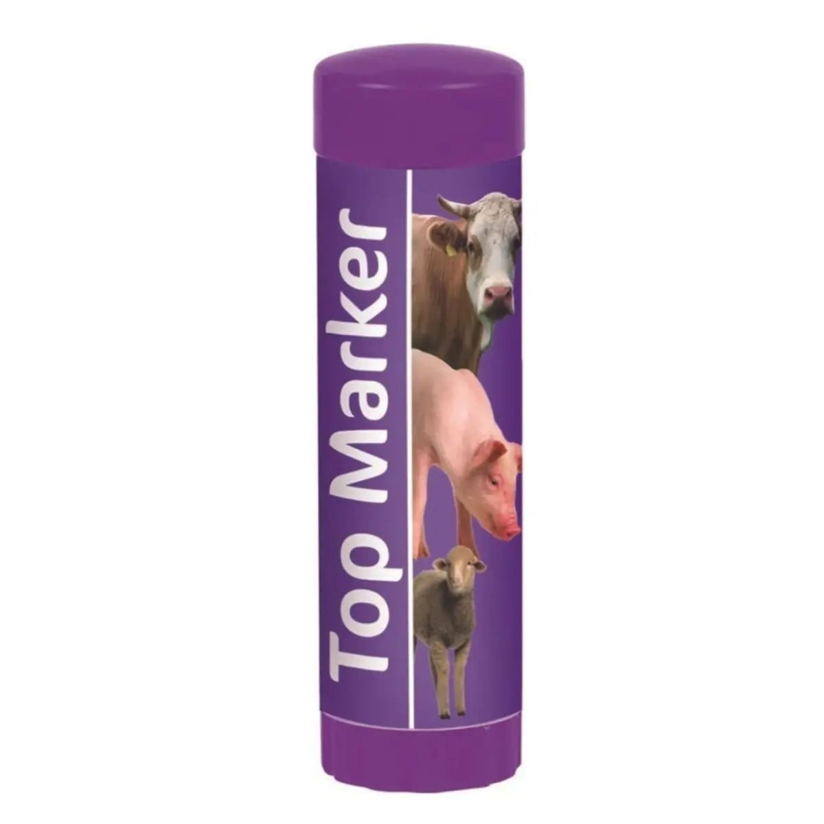 Top Marker Hayvan İşaretleme Kalemi Mor