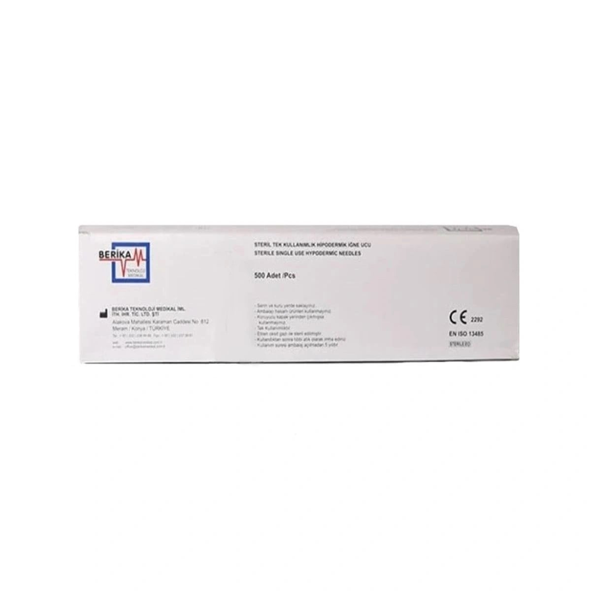 Uzun Pembe Kanül 120 mm x 38 mm 500 lü