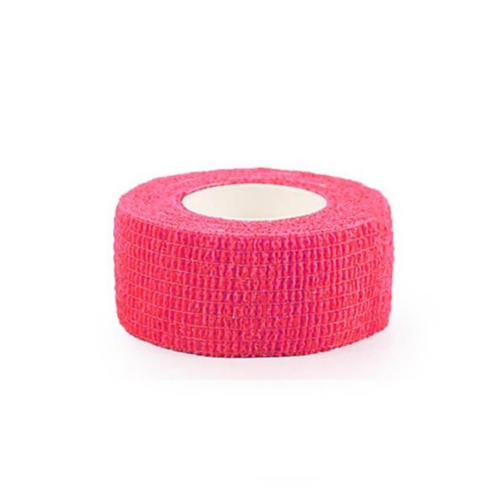 2.5 Cm Kırmızı Elastik Kendinden Yapışkanlı Coban Bandaj Yapışan Koban