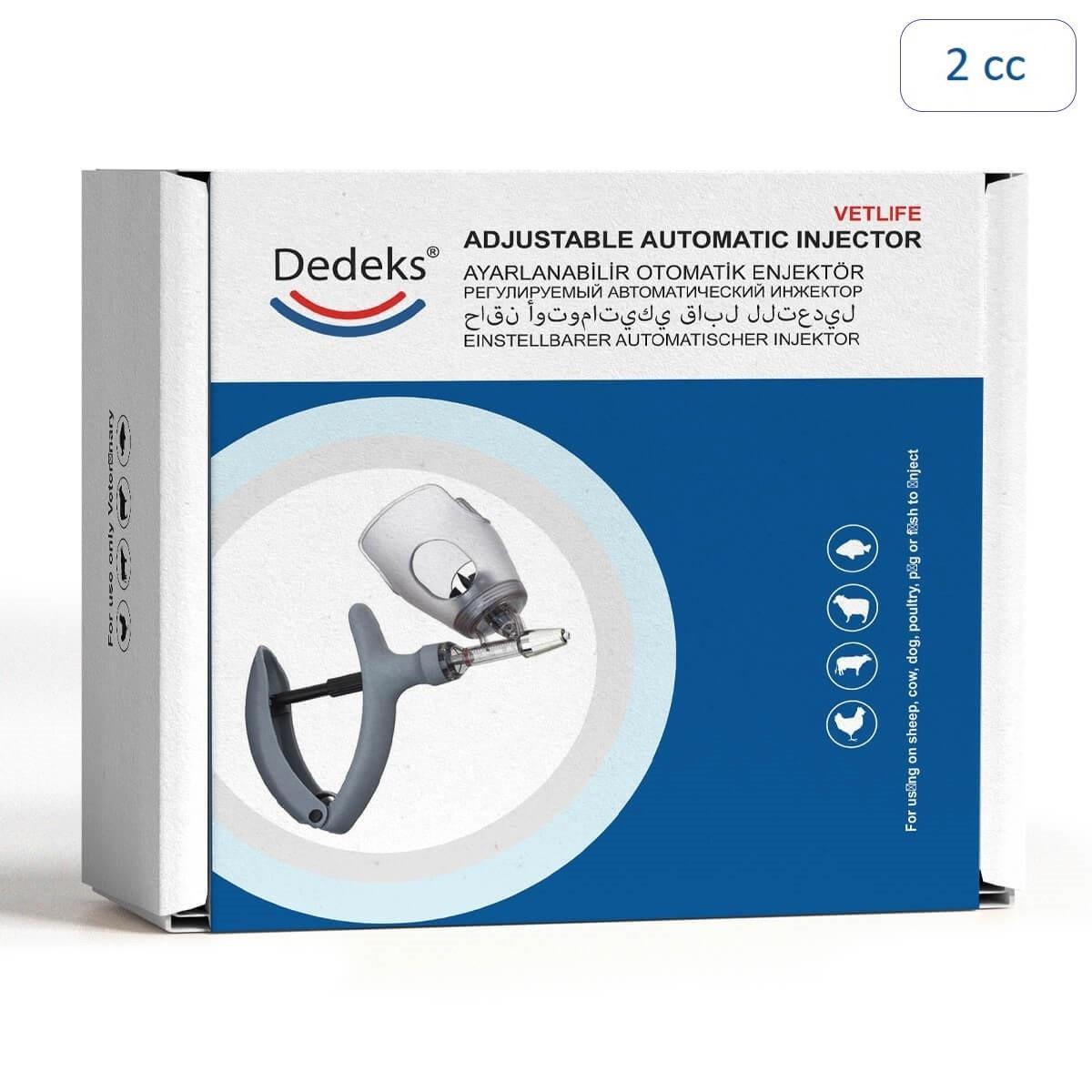 2 ML Veteriner Otomatik Enjektör Şırınga Aşı Tabancası Yedek Parçalı