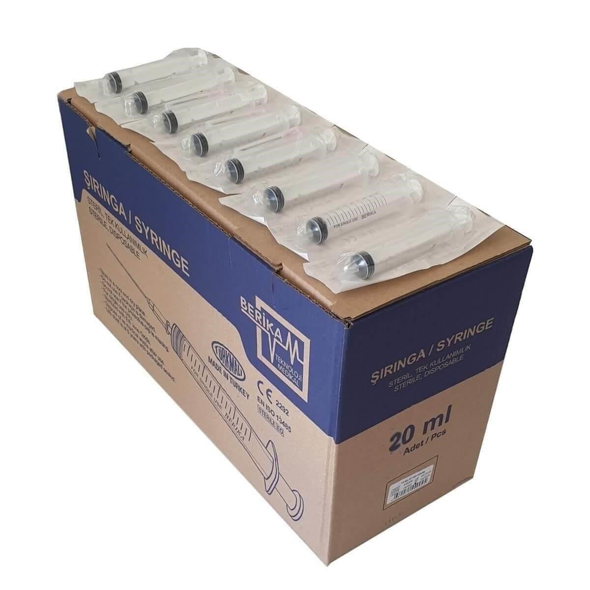 20 cc Steril Enjektör Berika