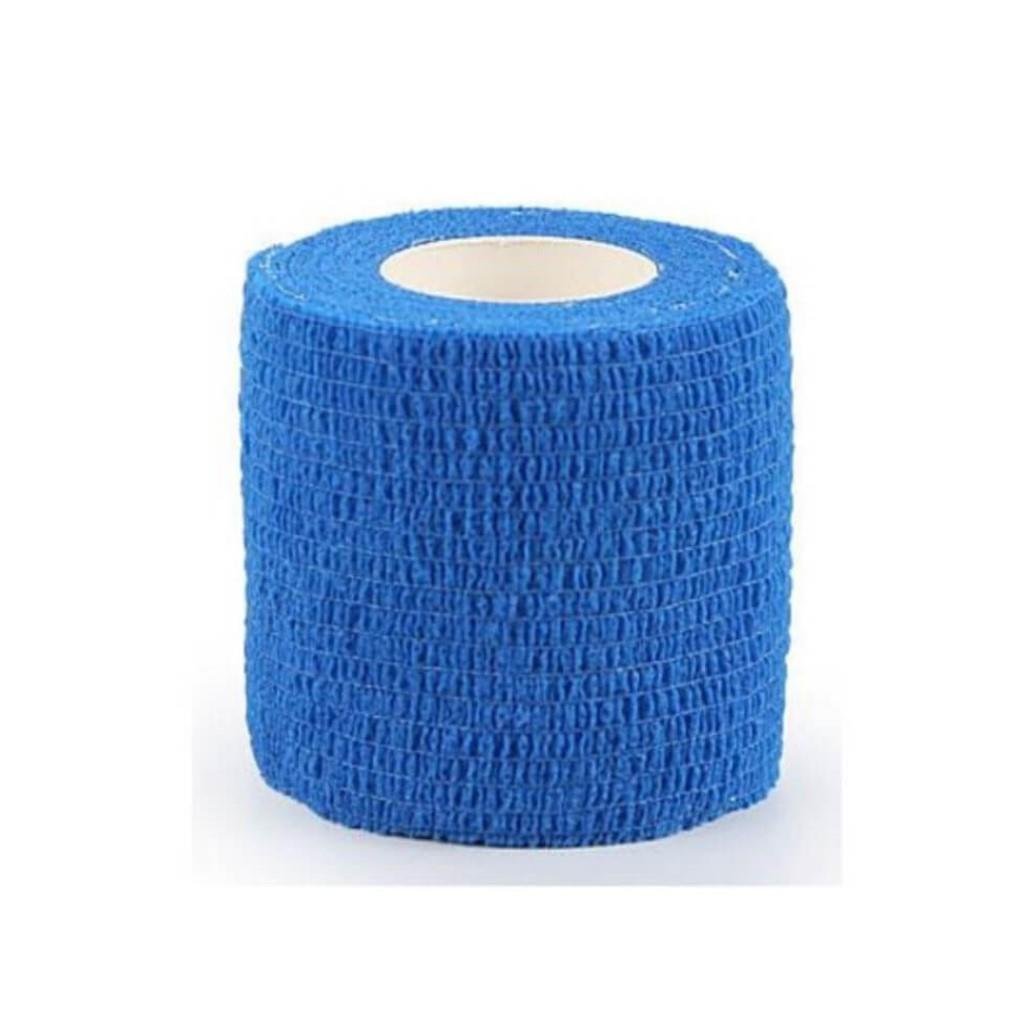 Elastik Kendinden Yapışkanlı Coban Bandaj Mavi Renkli 5 Cm