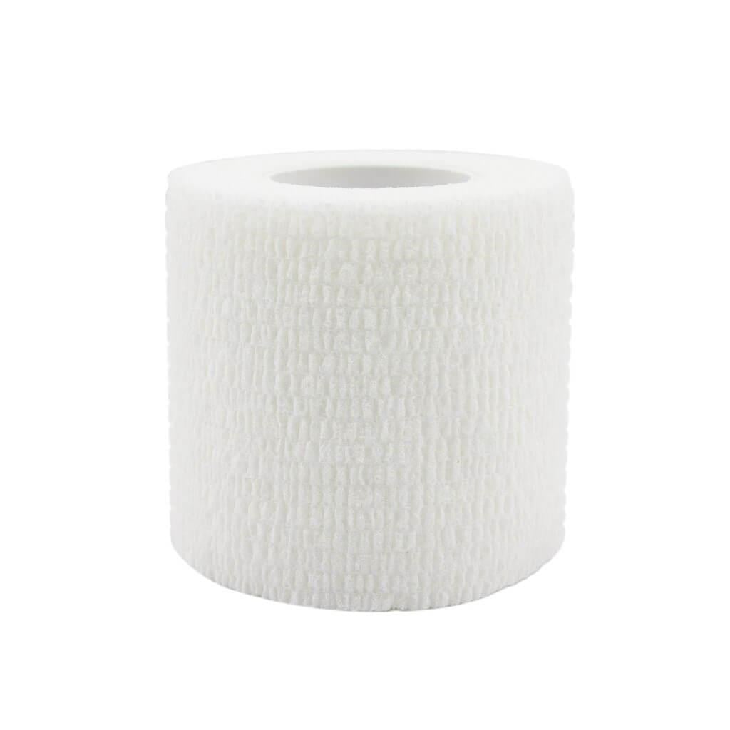 Elastik Kendinden Yapışkanlı Coban Bandaj Beyaz Renkli 5 Cm Yapışan Koban