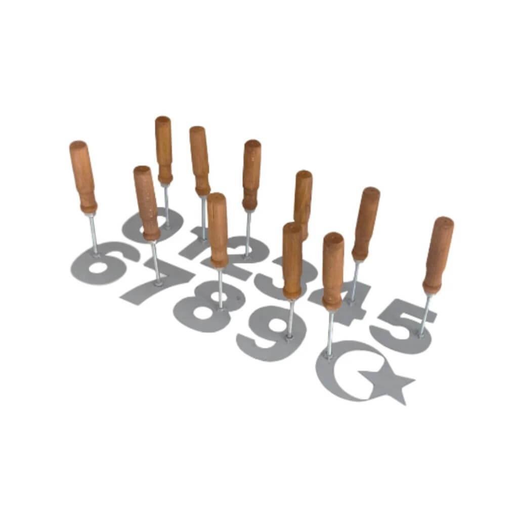 Hayvan Numaralandırma Damga Seti