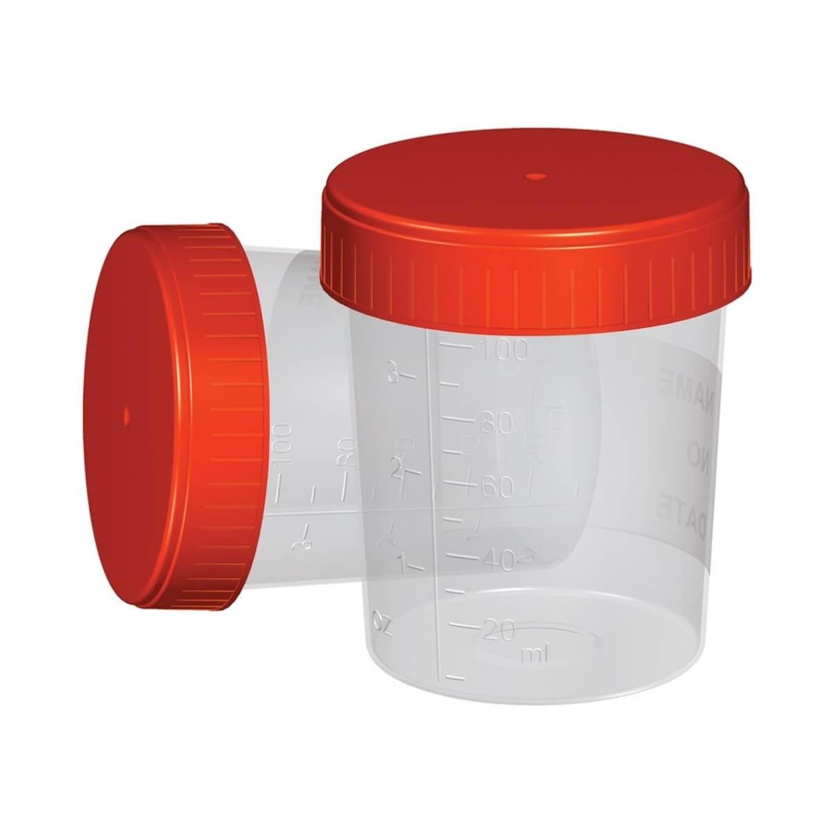 Plastik Numune Kabı Steril 100 ml