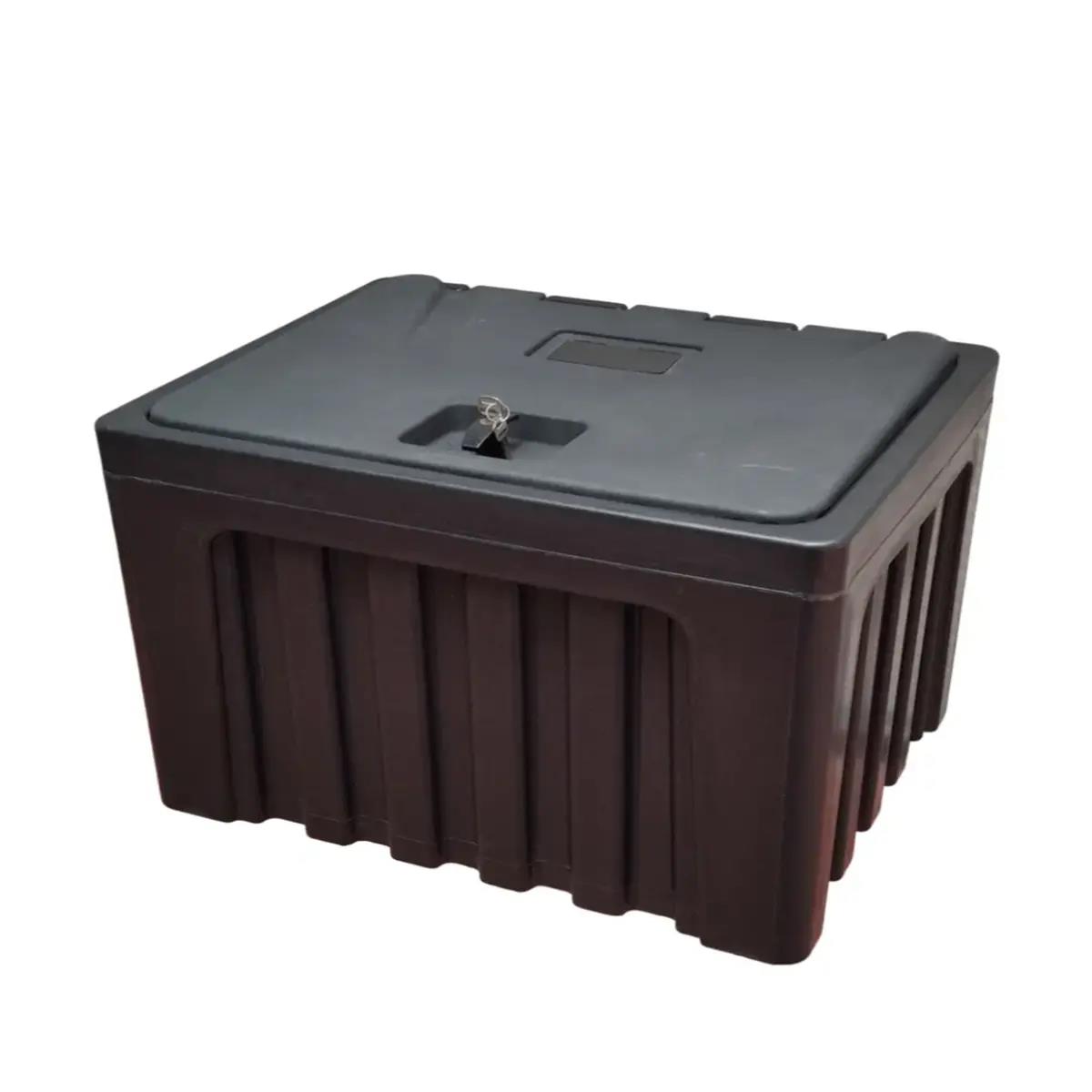 Plastik Takım Dolabı 60 cm Kilitli Bahçe Römork Ve Karavan Uyumlu